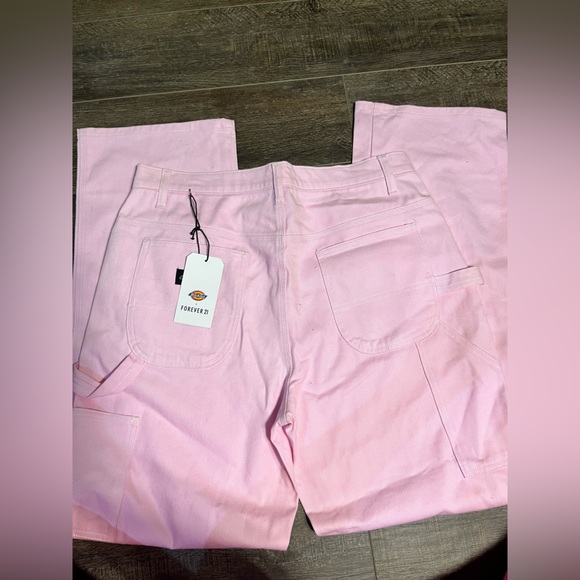 Forever 21 x Dickies Pink Pants NWT 11x30 - Picture 3 of 8